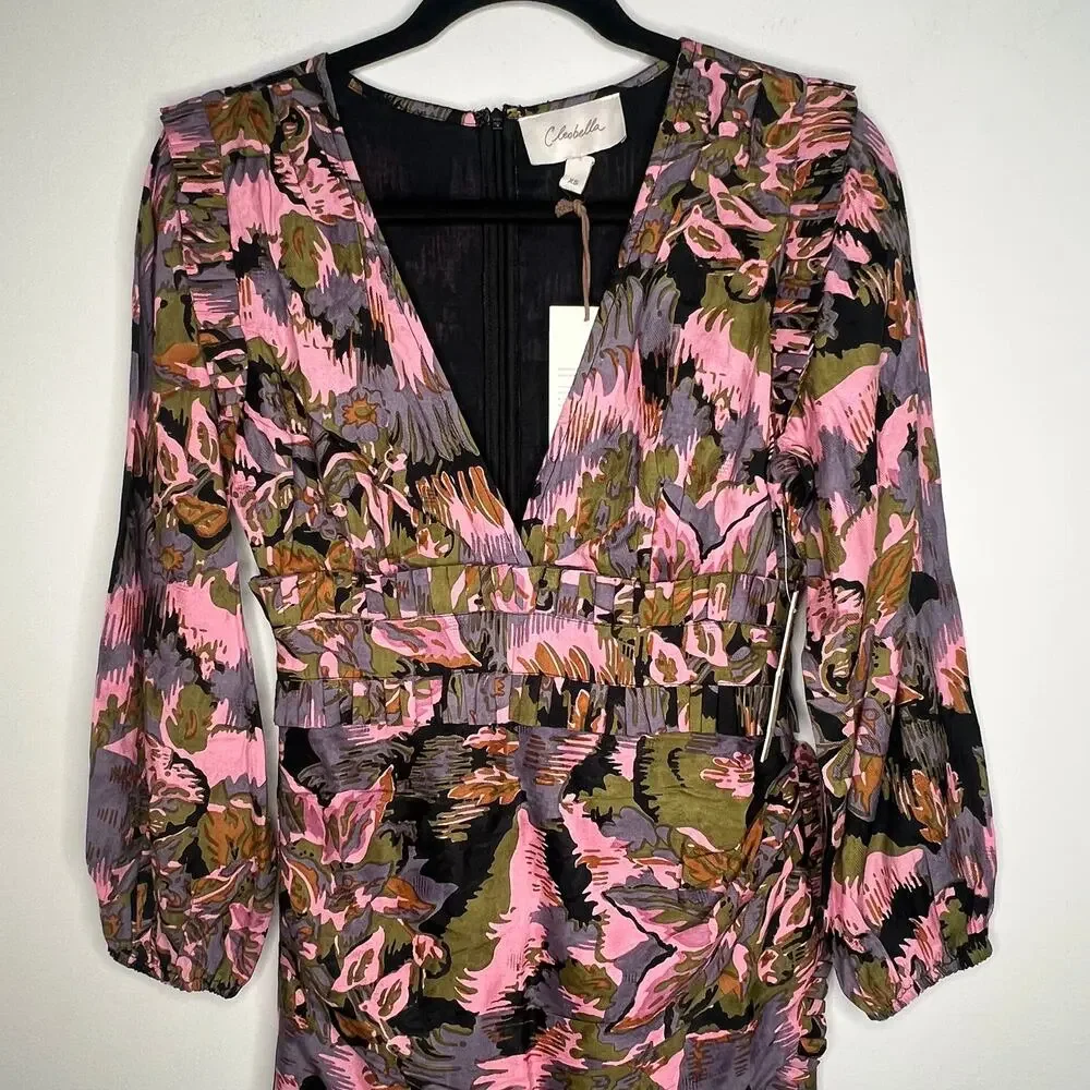 Cleobella Long Sleeve Mini Dress Size XS